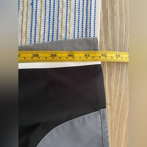 Fabletics Womens Snow Ski Pants Black/ Gray Sz 8 Lined  Kick Flare Zipper - Picture 15 of 17